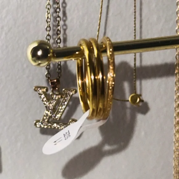 Stainless Steel Size 11 Gold Stacking Rings - Picture 2 of 2